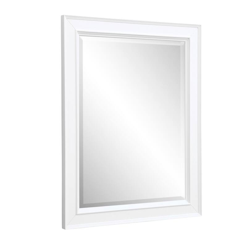 KitchenBathCollection Napa 28-inch Wall Mirror - White