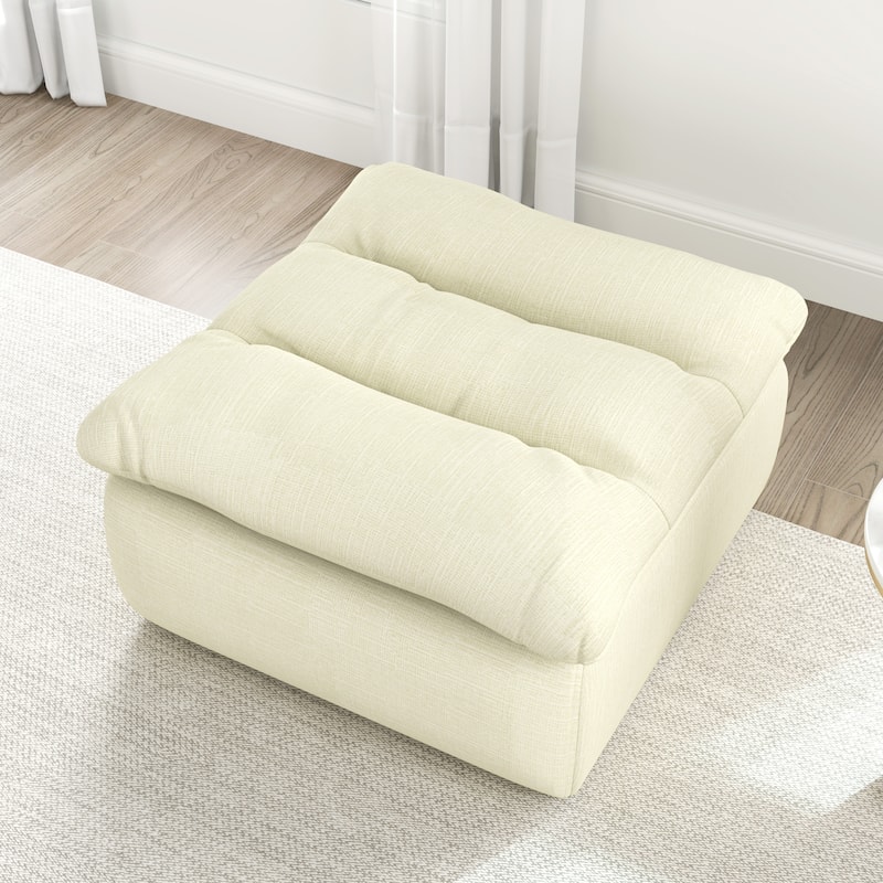 Lazy Floor Sofa,Modern armless and backless sofa chair,Comfy Accent Bean Bag Couch,suitable for living room bedroom office
