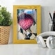 preview thumbnail 28 of 138, Pink Yellow Cactus III -Framed Print w/glass-Cherry Red