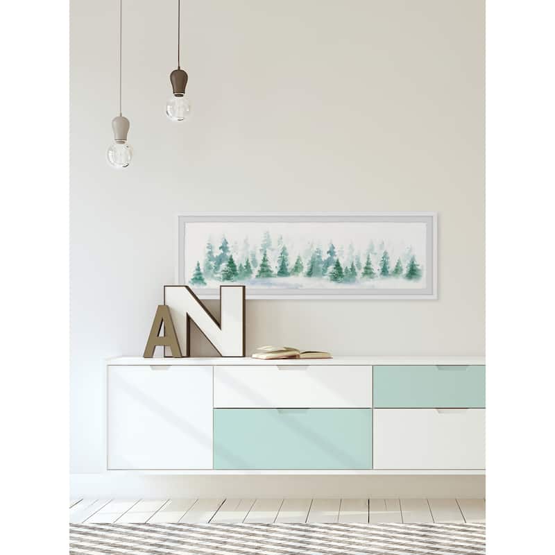 'The Forest of Fir' Framed Painting Print