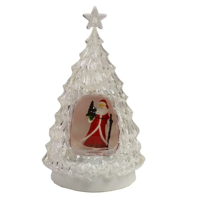LED Christmas Tree Decor Santa Figure - Medium