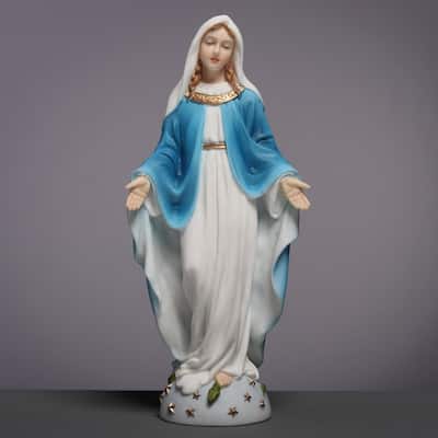 6.1 inches Height Polyresin Our Lady of Grace Multicolor Finish Figurine