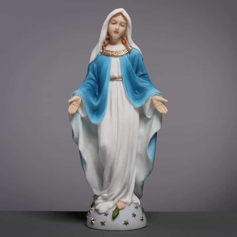 6.1 inches Height Polyresin Our Lady of Grace Multicolor Finish Figurine