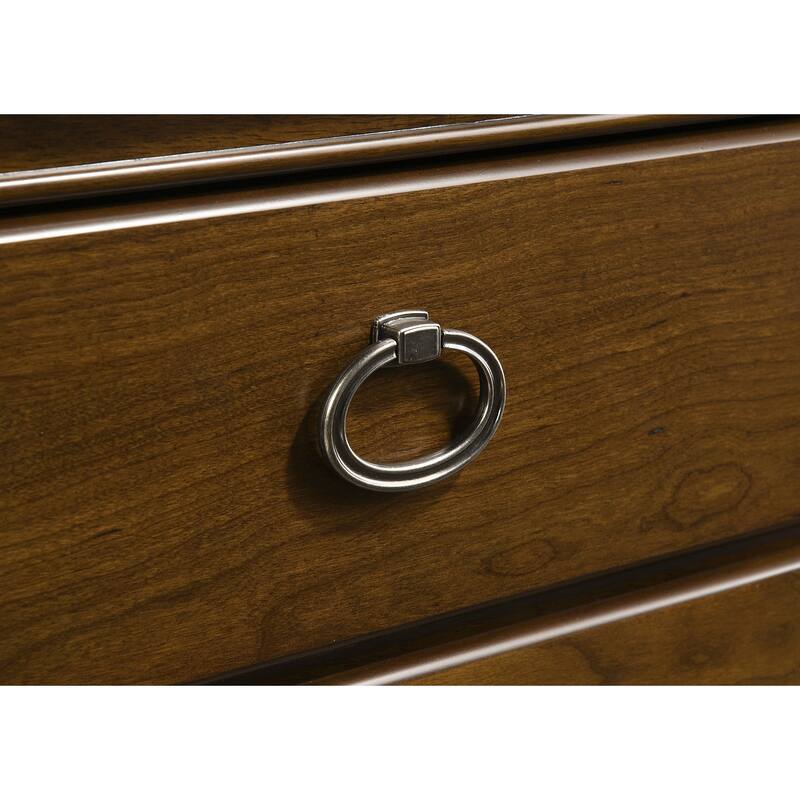 Garland 3-drawer Nightstand Bedside Table Brown Cherry