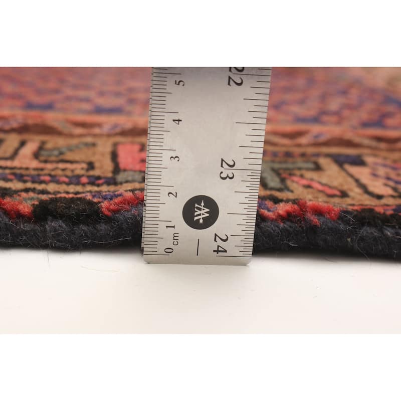 ECARPETGALLERY Hand-knotted Andelz Navy Wool Rug - 3'11 x 6'8