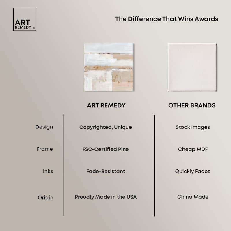 Sediment Planes I Canvas by Art Remedy, Gallery Wrapped