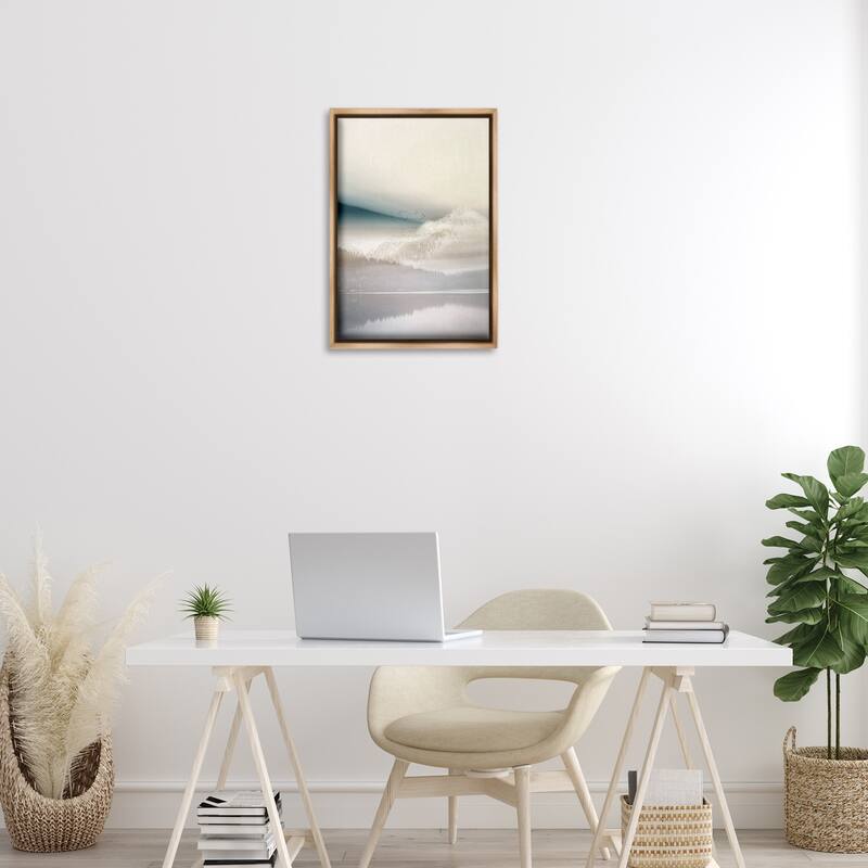 Stupell Vanilla Landscape View Framed Floater Canvas Wall Art Design By Gemma Bardot