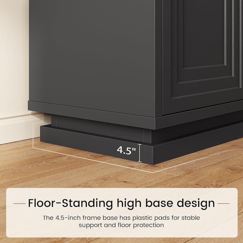 Buffet Sideboard Cabinet with Storage Doors Adjustable Shelves