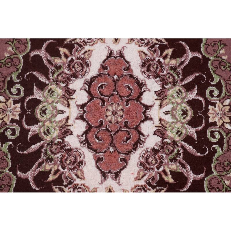 Victorian Style Tabriz Turkish Area Rug Machine Made Carpet - 9'8" x 12'11"