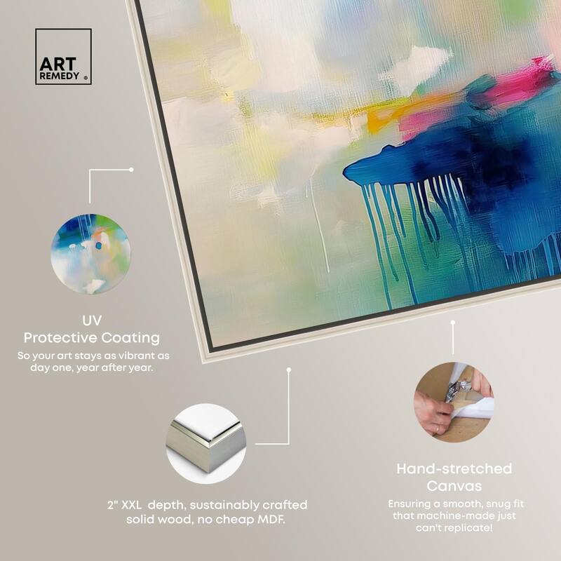 Prismatic Weeps Color I Canvas by Art Remedy