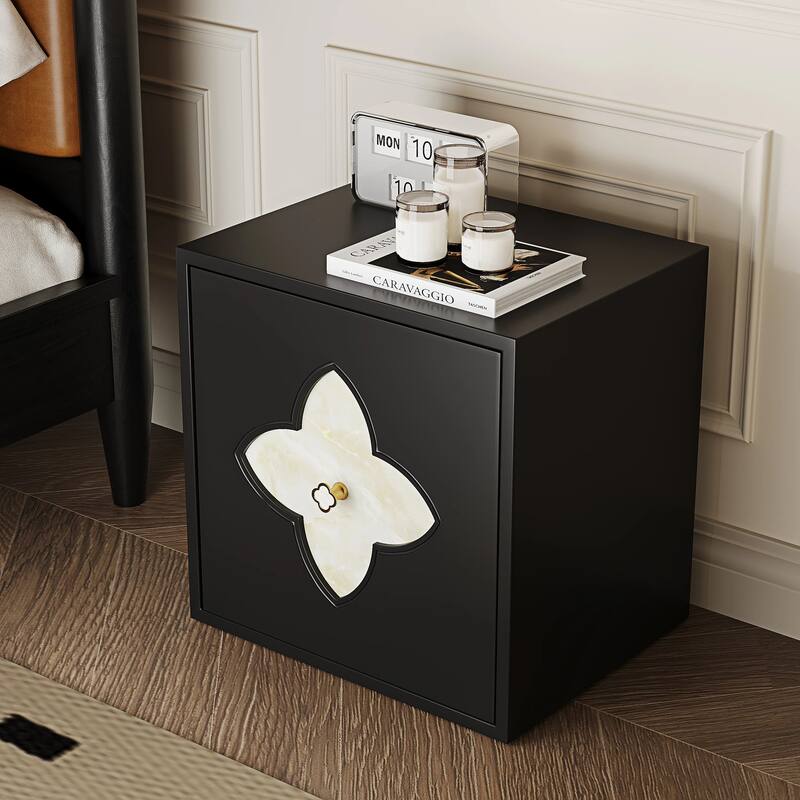 19.6'' W Nightstand With Storage, Bedside Table, Accent Cabinet With Door