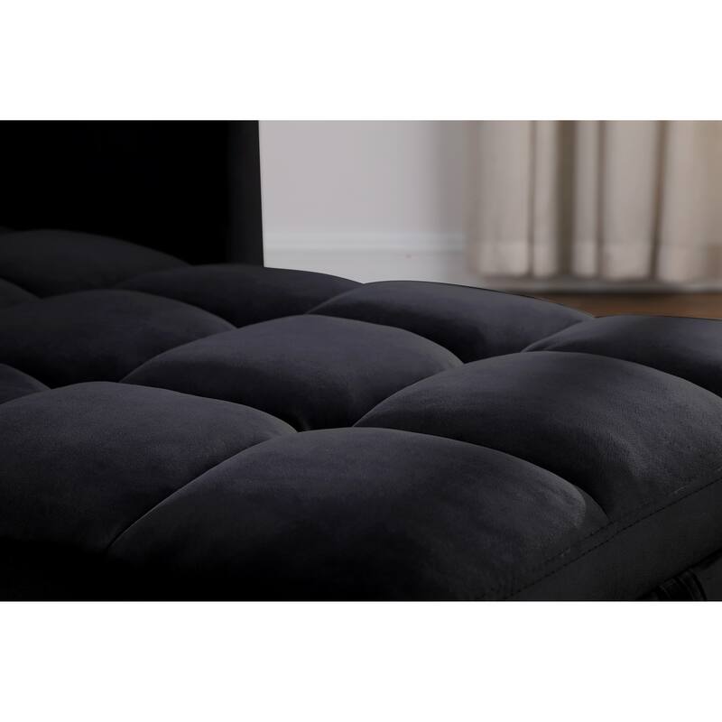 Convertible Sleeper Sofa Chair Bed, Adjustable Chair with Pillow, Multi-Functional Sleeper Chair