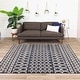 preview thumbnail 21 of 24, Nadra Geometric Indoor Area Rug 7'10" x 10' - Navy