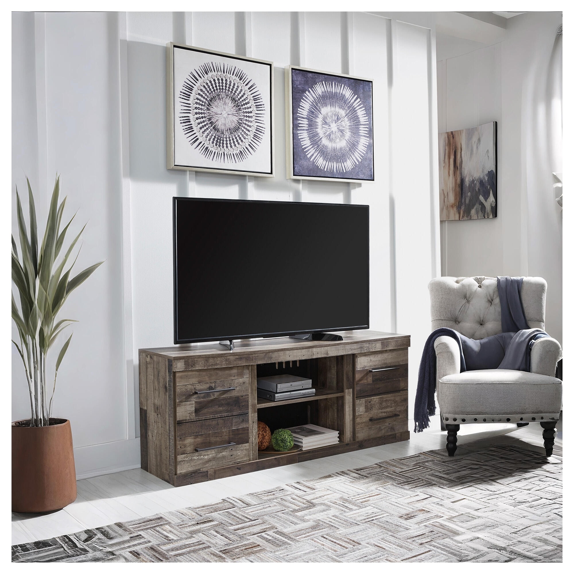 Derekson Multi Gray 60" TV Stand