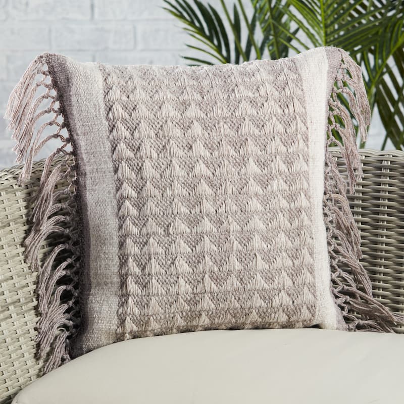Edris Indoor/ Outdoor Geometric Pillow