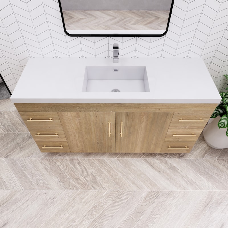 Eliza 60'' Freestanding Vanity with Single Sink