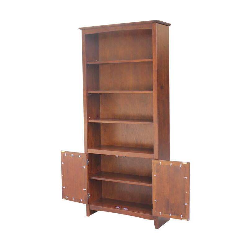 72-inch Shaker Bookcase