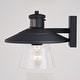 preview thumbnail 4 of 9, Vaxcel Lighting T0753 Westport 9" Tall Outdoor Wall Sconce with Clear