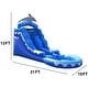 preview thumbnail 8 of 7, HeroKiddo Dolphin Commercial Grade Inflatable Water Slide with Pool for Kids & Adults with Air Blower, Lightweight, Outdoor Fun