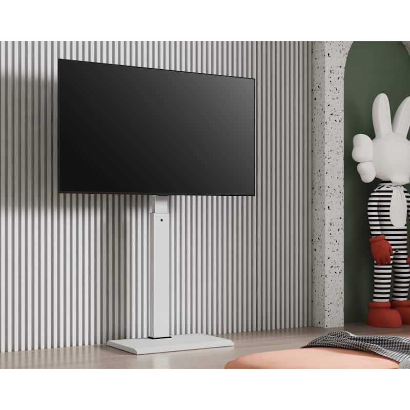 FITUEYES Iron Base Swivel Floor TV Stand Mount for TVs Up to 55 - 26 -55 INCHES