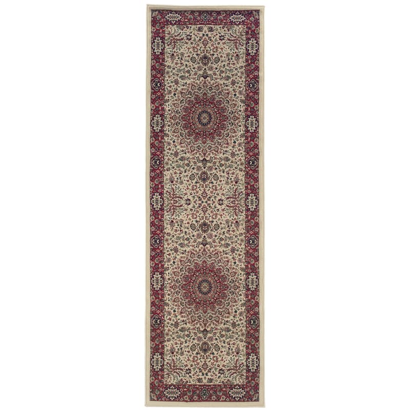 HomeRoots Oriental Traditional Runner Area Rug