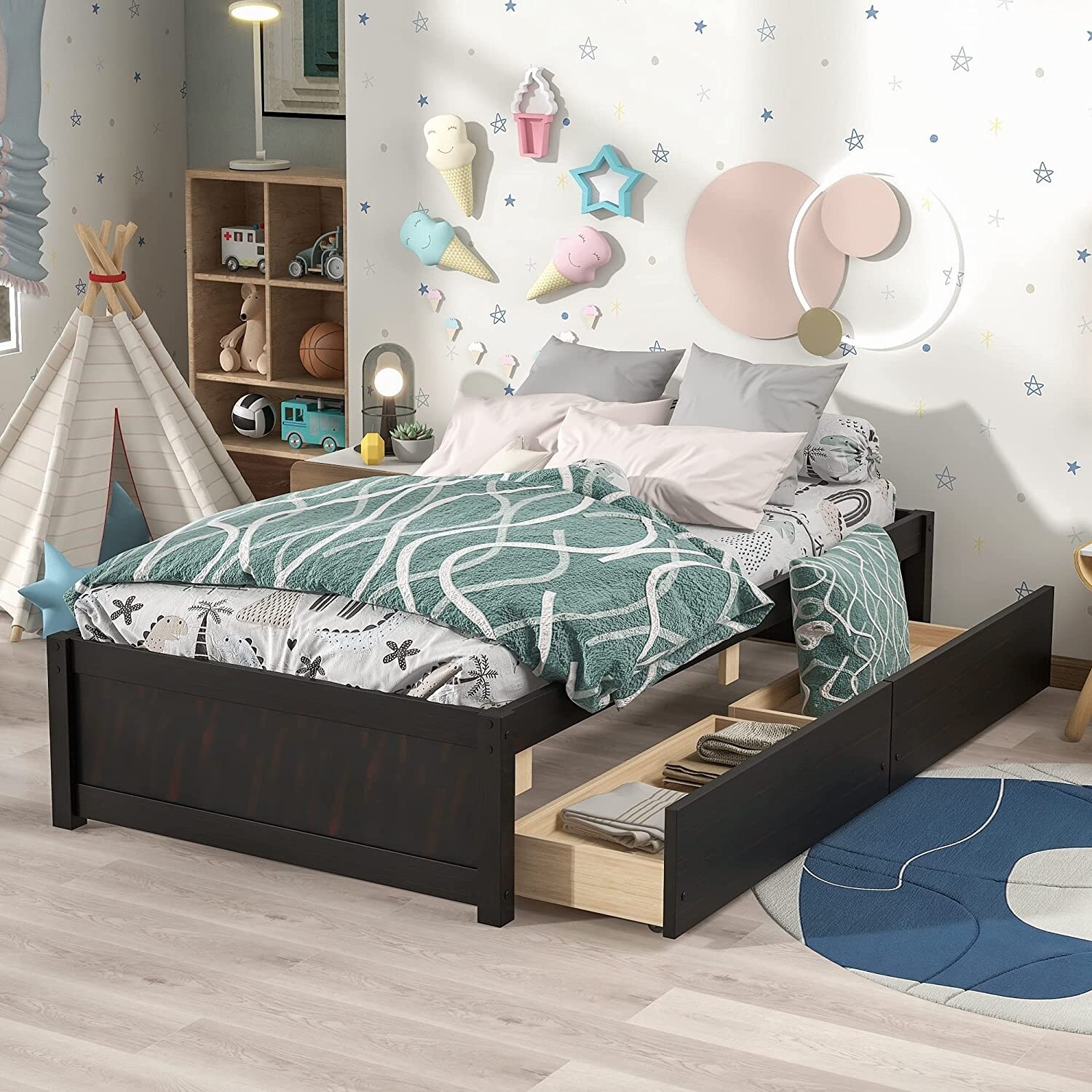 Kids twin store bed girls