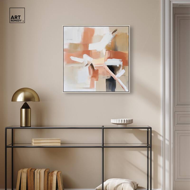 Rose and Rust II Canvas by Art Remedy