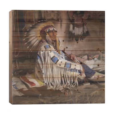 Habitat Print On Wood by David Edward Kucera - Multi-Color