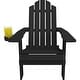 preview thumbnail 5 of 58, WINSOON All Weather HIPS Outdoor Folding Adirondack Chairs Set of 8