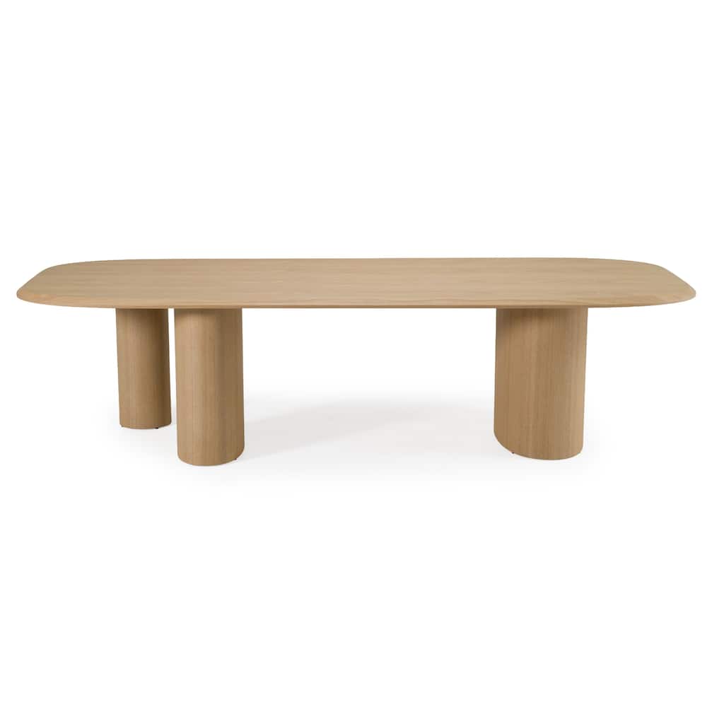 Modrest Summit Modern 118" Natural Ash Dining Table