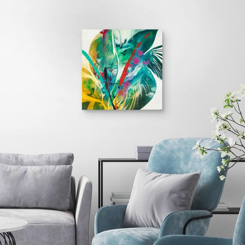 Palm Leaves by K. Nari Canvas Art Print