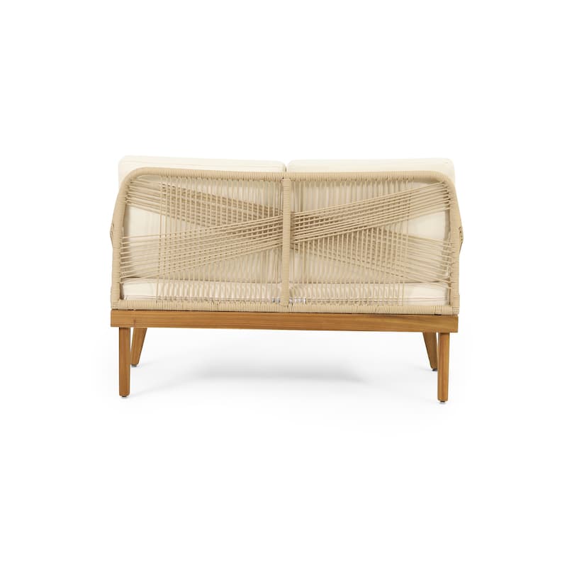 Christopher Knight Home - Annisa Outdoor Acacia Wood Chat Set