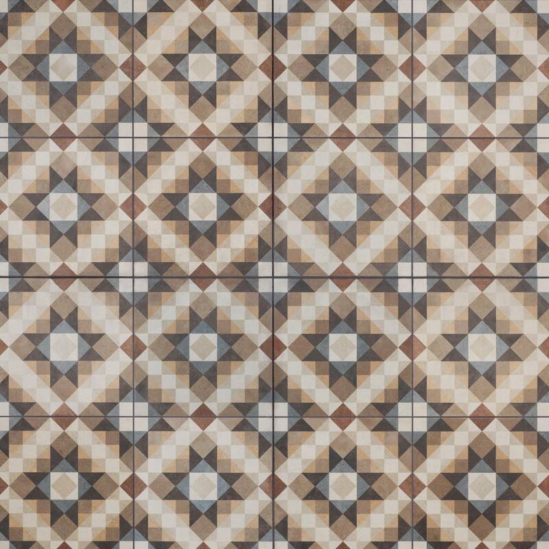 Merola Tile Kings Chester Natural 17-5/8" x 17-5/8" Ceramic Floor and Wall Tile