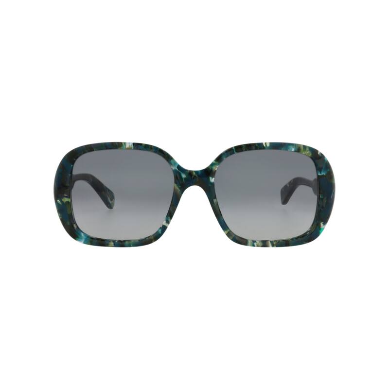 Chloé Square-Frame Recycled Acetate Sunglasses - Green Green Grey - Multi - Grey Lens