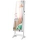 preview thumbnail 11 of 9, LANGRIA Jewelry Armoire Cabinet with Full-Length Frameless Mirror, Lockable Floor Standing & Wall Mounting