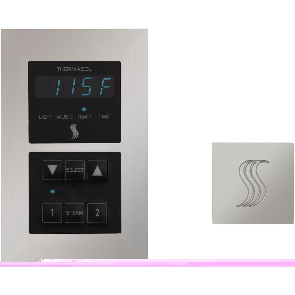 ThermasolThermaSol SEMRSVSQ Signature Steam Shower Kit (Black Nickel