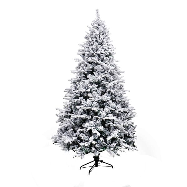 ALEKO Deluxe Artificial Christmas Holiday Snow Dusted Tree 5 foot. Opens flyout.