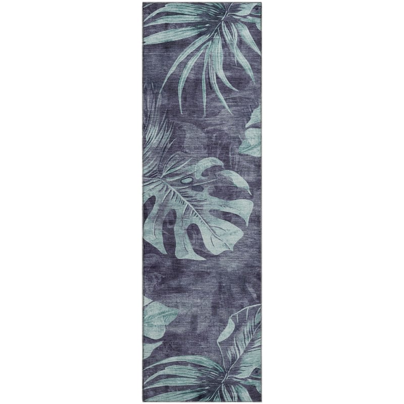 Premium Washable Super Soft Tropical Floral Mayfield Rug