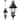 26'' Outdoor Pendant Light Hanging Chandelier