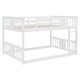 preview thumbnail 24 of 24, Full Over Full Bunk Bed with Ladder and Gray Solid Wood, 300lb Capacity, Space-Saving Design