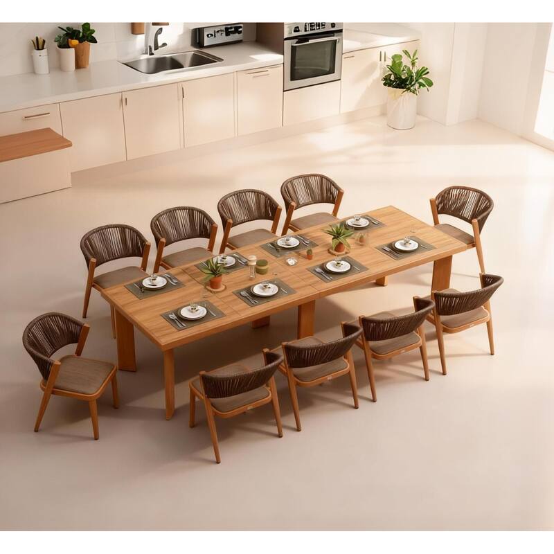 PURPLE LEAF furniture Dining Set for living room and dinning room modern style casual sets - 11-Piece