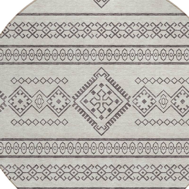 HomeRoots Southwestern Transitional Rectangle Outdoor Rug