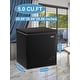 preview thumbnail 10 of 13, 5.0 Cu.Ft Deep Compact Chest Freezer with 7 Gears Temperature Control with a Removable Basket for House, Kitchen, Garage, Shop