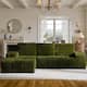 Option Left Chaise-Green