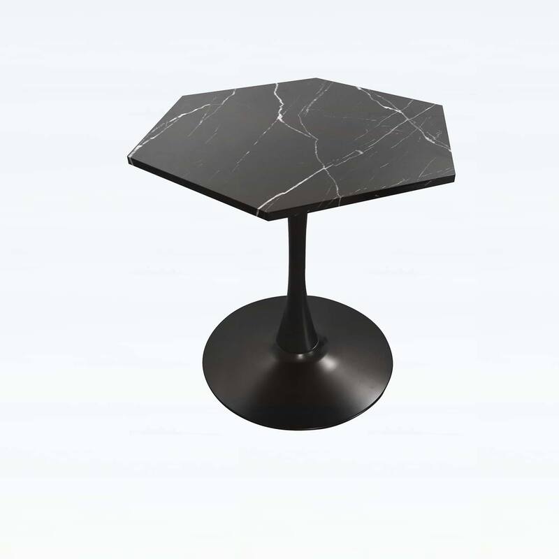 Modern Hexagonal Table,Ideal for Living Room,Kitchen,and Dining Area