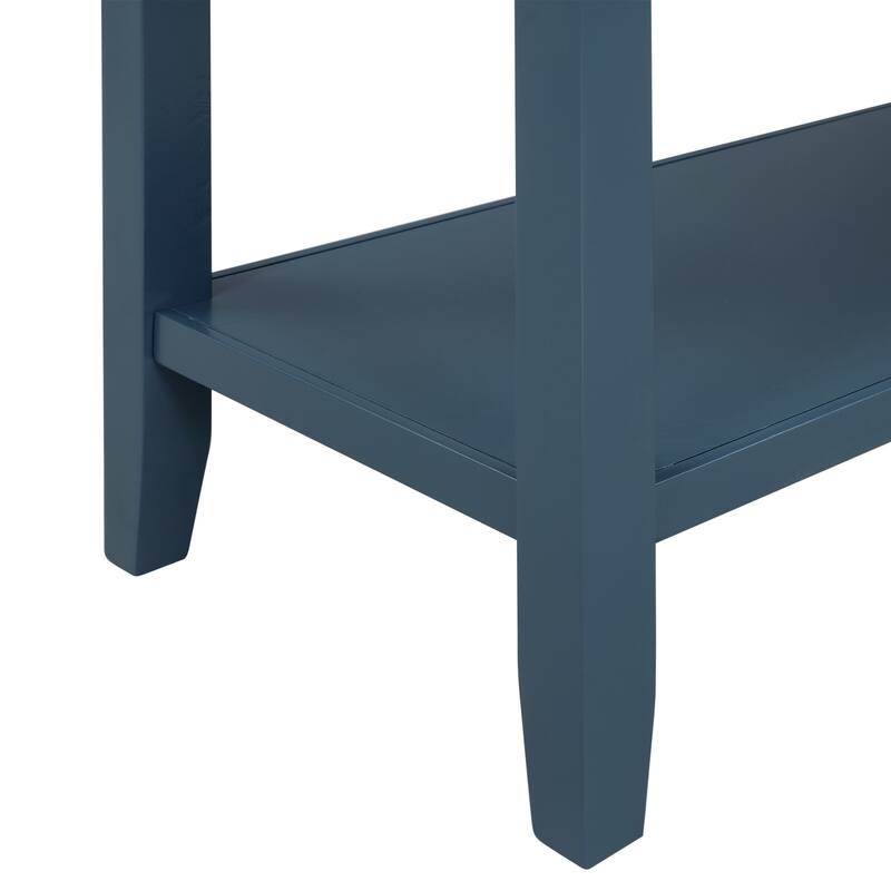 Modern Buffet Sideboard Console Table with Bottom Shelf