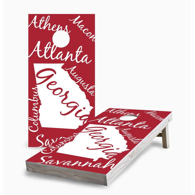 Georgia State Pride Cornhole Boards