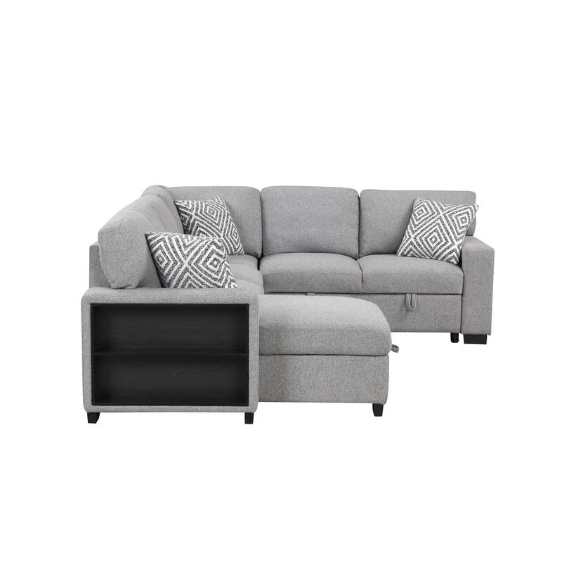 Cairo Sectional Gray / Beige