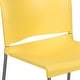 preview thumbnail 72 of 88, 5 Pack 880 lb. Capacity Full Back Contoured Sled Base Stack Chair - 23.75"D x 19.5"W x 32"H