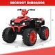 preview thumbnail 51 of 80, Costway 12V Kids 4-Wheeler ATV Quad Ride On Car w/ LED Lights Music - 42''x25.5''x29''(LxWxH)
